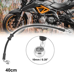 Motoforti Universal 40cm-200cm Motorcycle Brake Clutch Oil Hose Line Pipe Hydraulic Reinforced Stainless Steel Braided Hose