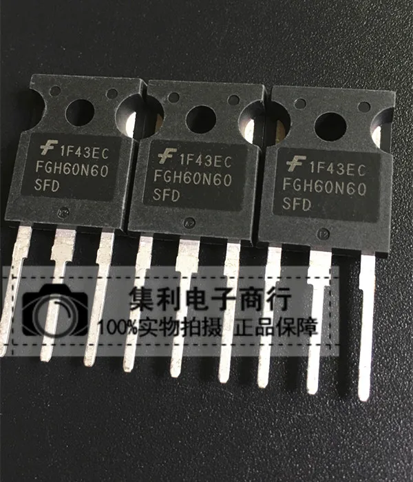 10PCS/Lot FGH60N60SFD  TO-247 600V60A   In Stock Fast Shipping Quality guarantee