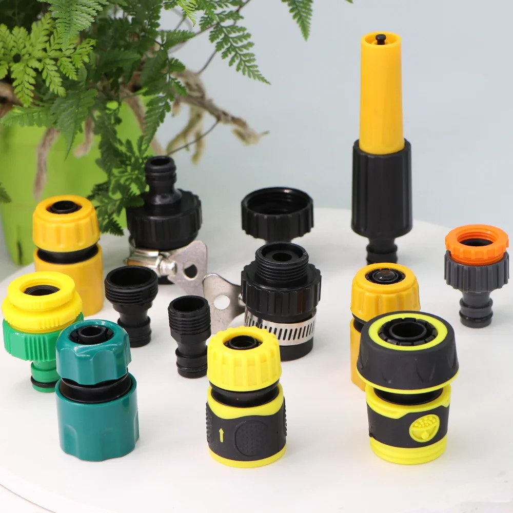 1/2 '' premium nipple type garden faucet quick adapter, hose irrigation connector, car wash water gun accessory faucet