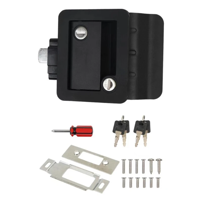 Weatherproof Entry Lock with Campers Door Latches for Horse Trailers Drop shipping