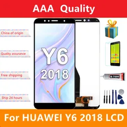 5.7'' For Huawei Y6 2018 LCD Display Touch Screen Digitizer For Huawei Y6 Prime 2018 LCD ATU L11 L21 L22 LX1 LX3 L31 L42 Screen