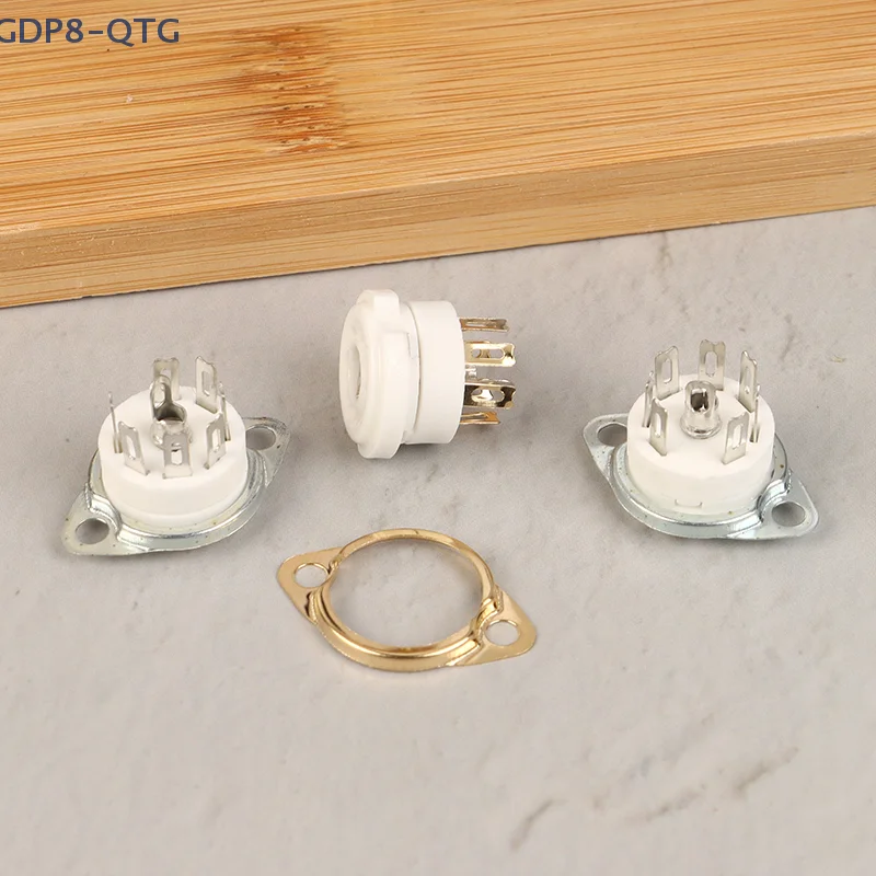 Gran oferta 2 uds 7pin B7G Base de válvula de enchufe de tubo de vacío de cerámica para 6Z4/EAA91/EC92, Etc. Soporte de chasis DIY para amplificador de audio vintage