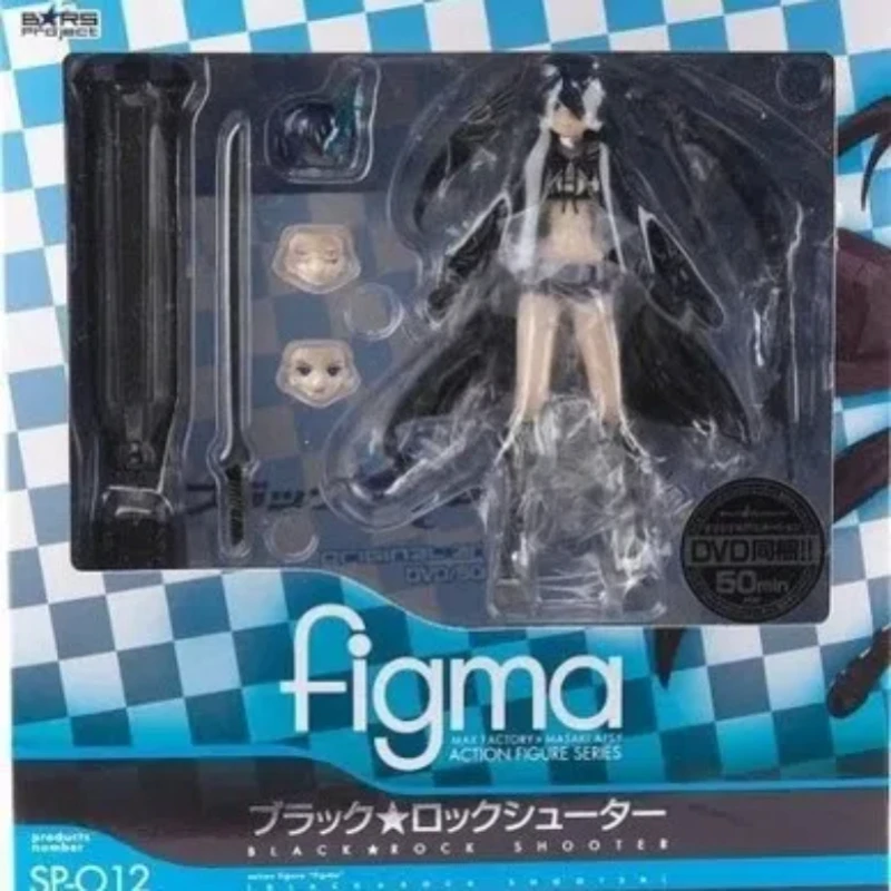 

Anime BLACK ROCK SHOOTER Joint mobility Interchangeable face Action Figure PVC Model statue Toys Doll Desk Decor Gifts boxed
