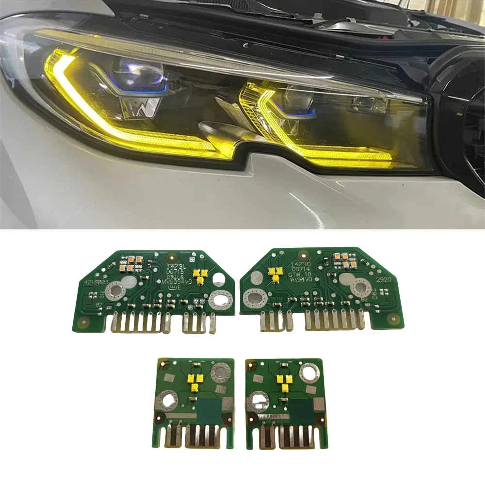 

For BMW 3 series CSL Yellow G20 G21 Laser DRL Multicolor LED Boards daytime running lights Red Blue Module Bulbs Car Accessory