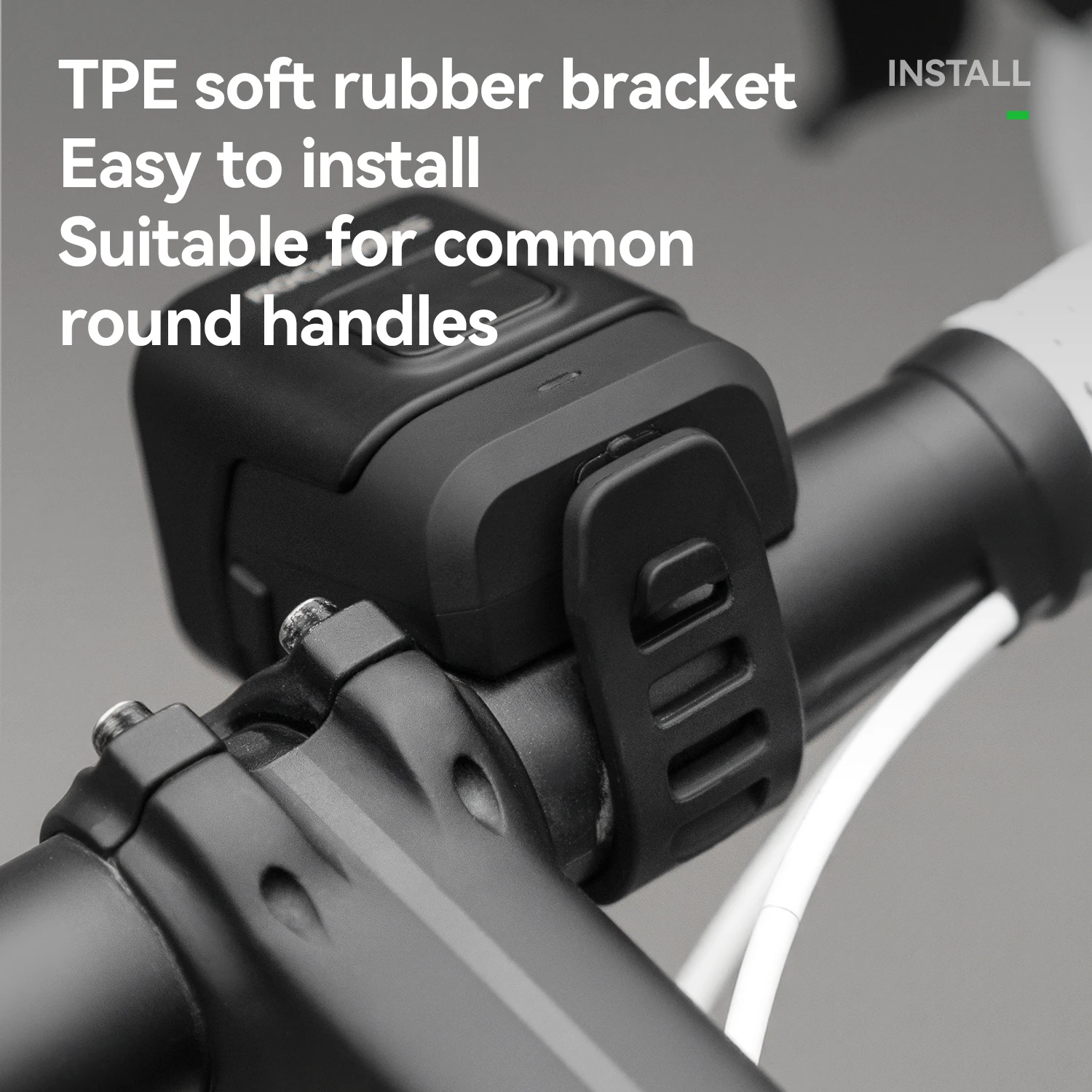 

ROCKBROS Bike Headlight Horn Light IPX6 Rainproof Type-C Charging 2300mAh Illuminate Warn Two-in-One Electronic Horn Front Light