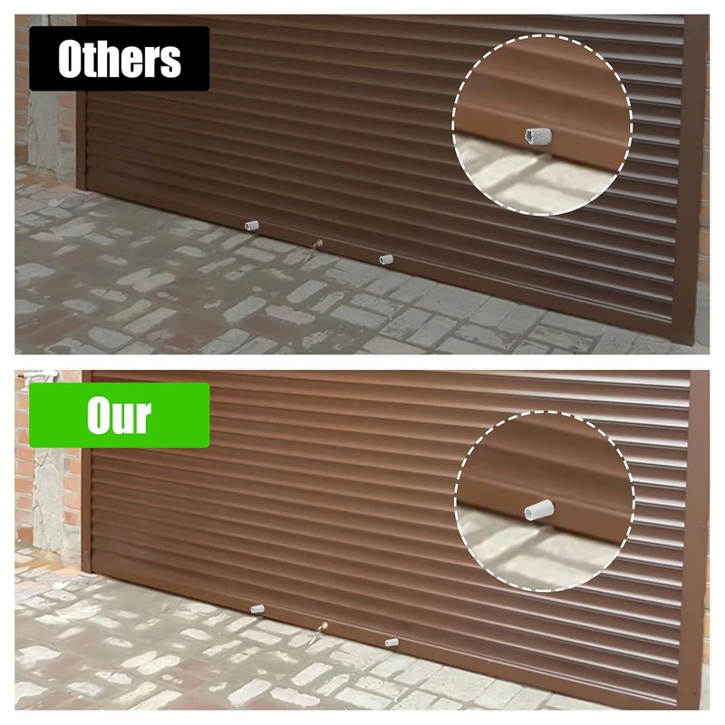 8pcs White Plastic Blind Stoppers Smooth Compact Roller Shutter Repair Curtains Accessories Window Blind Stopper Parts