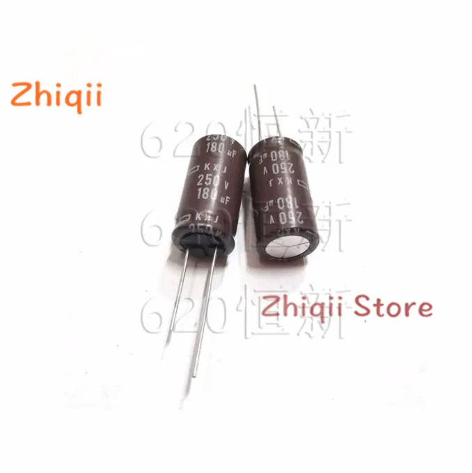 5pcs/10pcs 250v 180uF NIPPON CHEMI-CON 250V180UF 16x30mm KXJ Capacitor NCC 180uF 250V High frequency long life New Genuine