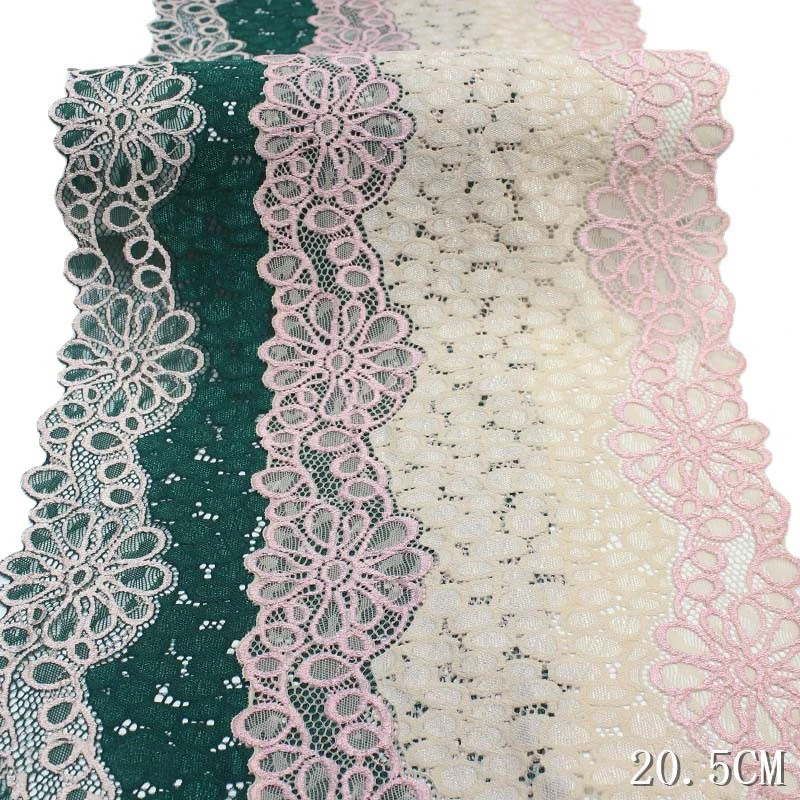 

34Yards Elastic Stretch Lace Trim Lingerie Sewing Craft DIY Apparel Fabric Garment Accessory 20.5cm