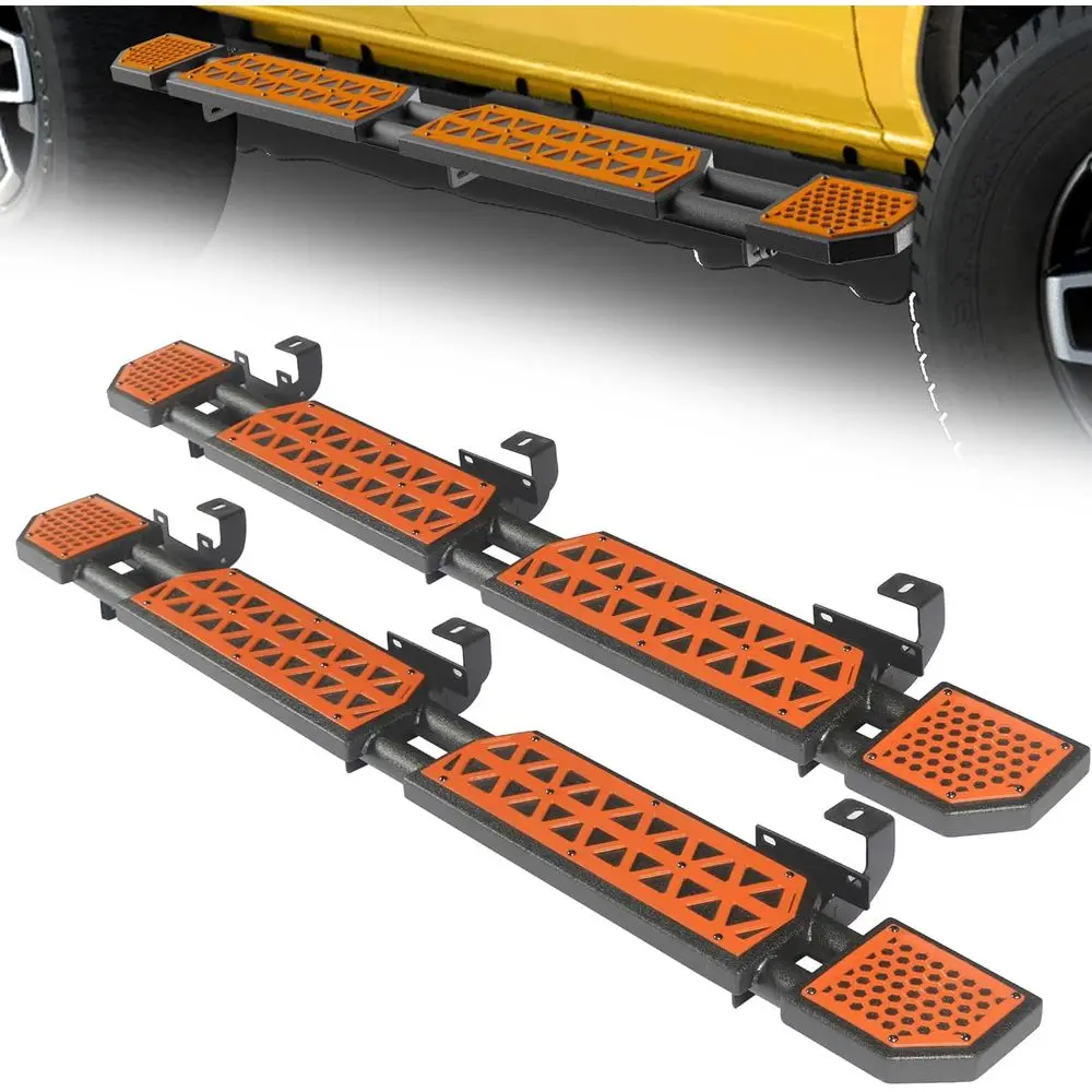 

Running Boards Fit for Ford Bronco 4-Door 2021-2025 2026 (Excluding Bronco Sport), 7 Inch Non-Slip Rock Rail Side Steps Bars DIY