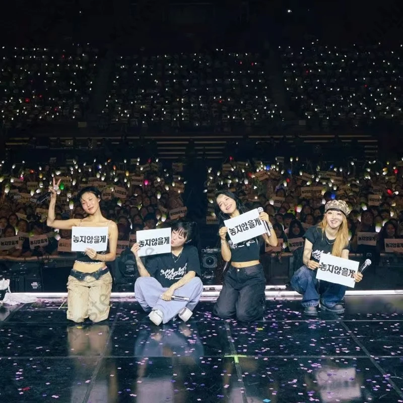 2026 ‌MAMAMOO ‌WORLD TOUR T Shirt Solar Moonbyul Wheein Hwasa Same Print Short Sleeve Tee Crop Tops Korea Summer Cotton T-shirt
