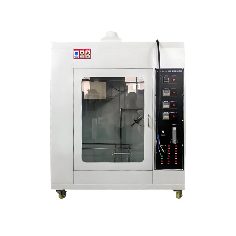 Safety helmet flame retardant performance testing device Fire helmet combustion resistance testing machine