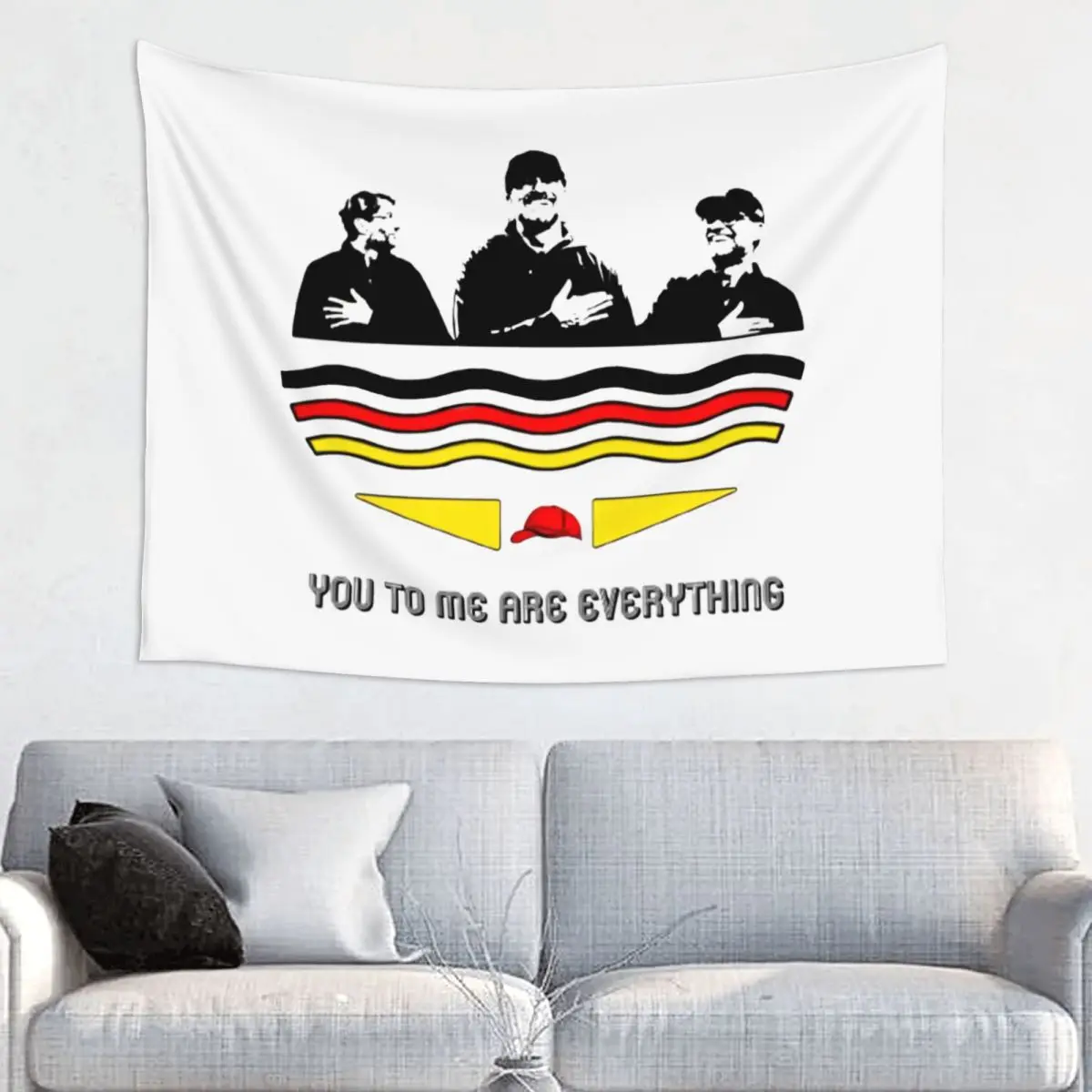 You To Me Are Everything Jurgen Klopp Tapestry Wall Hanging Printed Polyester Tapestries INS Blanket Dorm Decor Tapiz