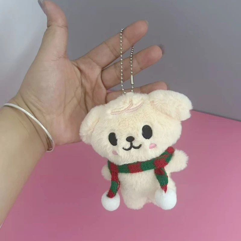 SKZOO 봉제 인형 만화 키체인 스트레이 키즈 FM 위크 봉제 인형 펜던트 미니 백팩 액세서리 어린이 선물