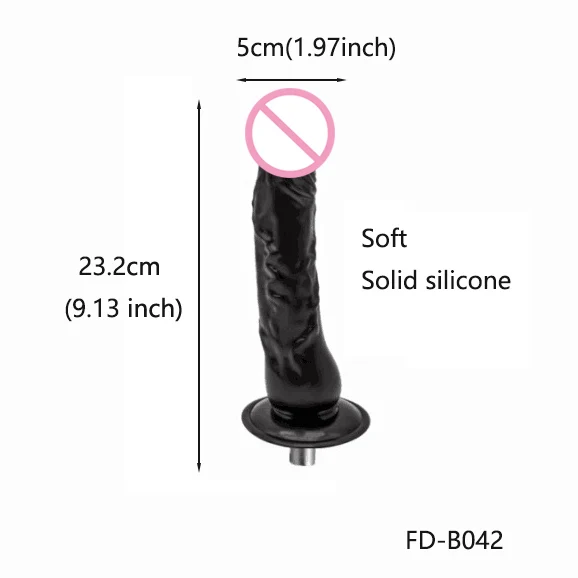 Lifelike Dildo Attachment for Sex Machine with 3 XLR Connector G Spot Sex Toys for Women Masturbation