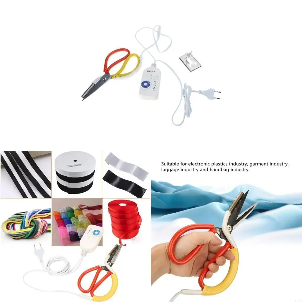 

F92F Professional Tailors Electric Heated Scissors Adjustable Temperature Scissors
