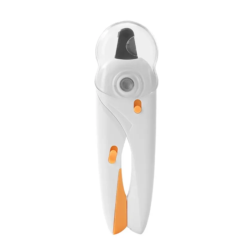 Pet Nail Clippers with File and LED Light Nail Cleaning Supplies for Professionals Pet Nail Trimmer Grooming Anti Splash Tool