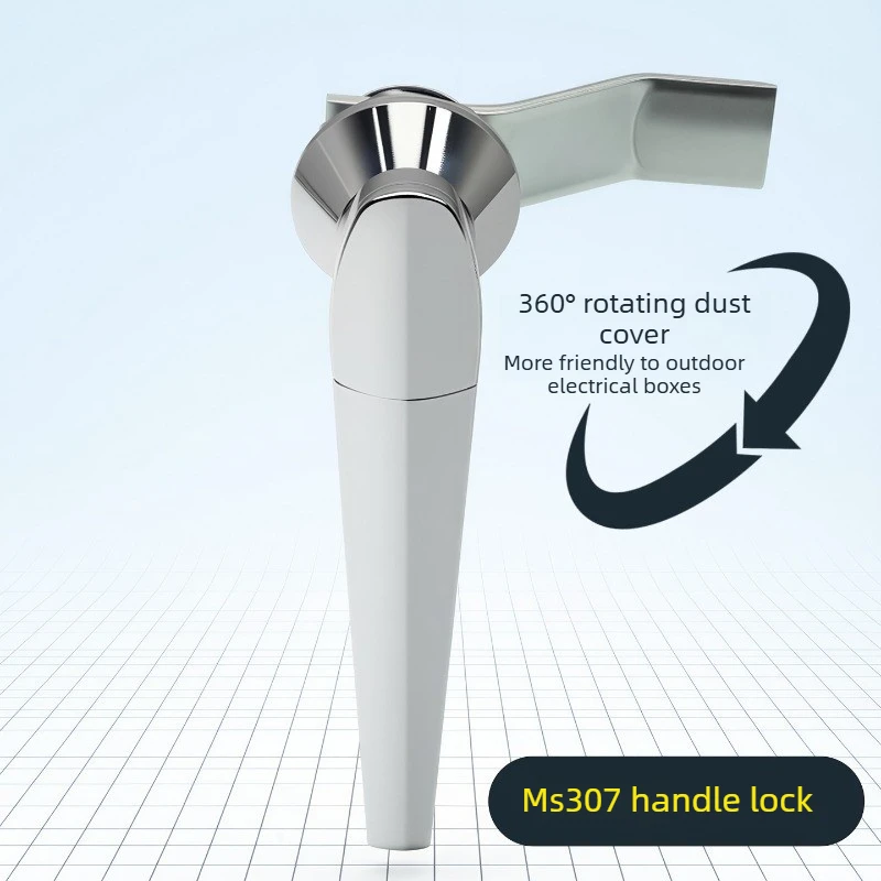 MS307-1 Handle Lock Industrial Electrical Box Door Lock Distribution Box Electrical Cabinet Chassis Cabinet Hardware Handle