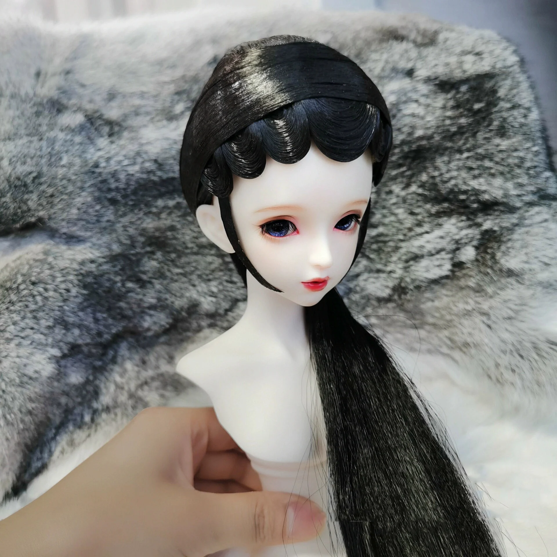 

Blyth 1/6 1/4 1/3 BJD Wig Ancient Costume Doll Accessories Fairy Long Hair Retro Wigs For BJD/SD YOSD MSD SD13 Girl Uncle C1368