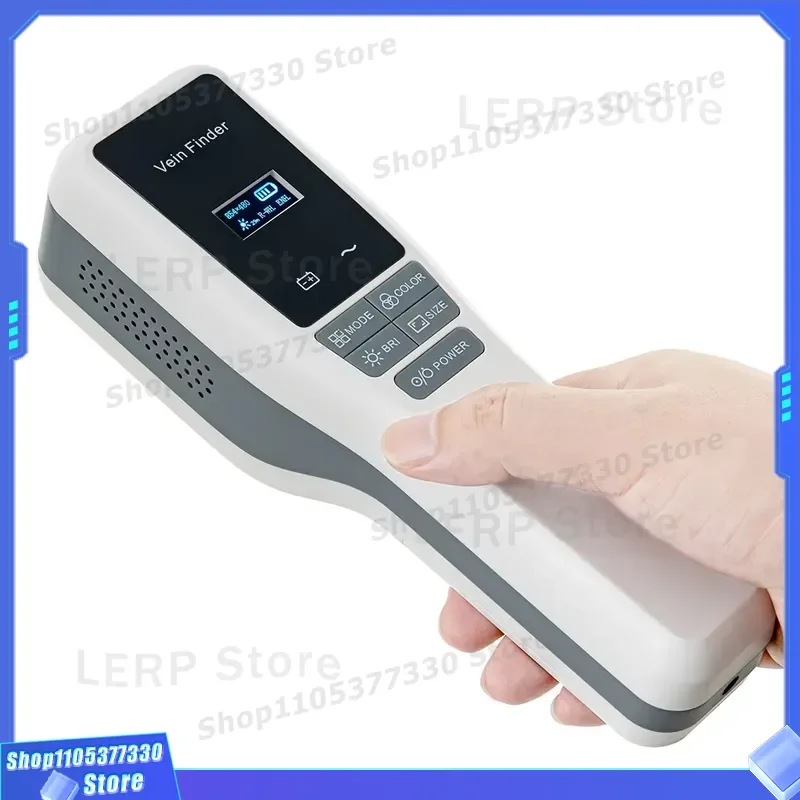 HF-410A Portable Handheld Vein Detector with High Resolution Multicolor Display Medical Illuminator for Nursing Care Medical