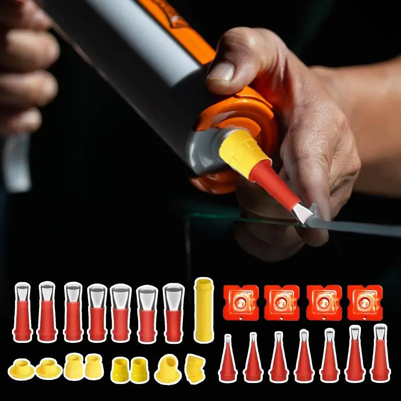 

Rubber Nozzle Caulking Tool Kit Duckbill Structure Integrated Rubber Nozzle High Strength Multifunctional Tool Kit Caulking