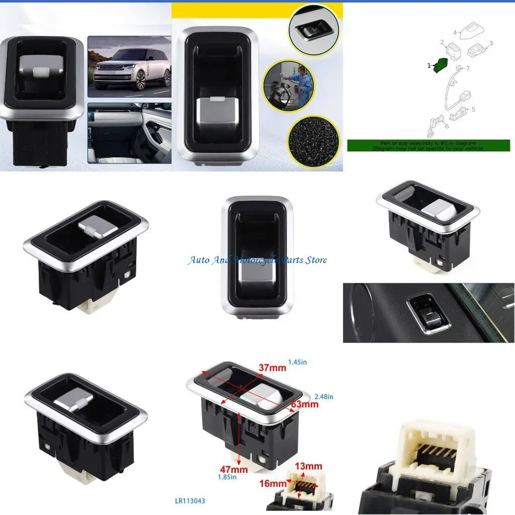 

P9FD Universal Vehicle Electric Window Control Button Control Unit Fast Transmission LR113043 LR186367 JPLA-14717-AC
