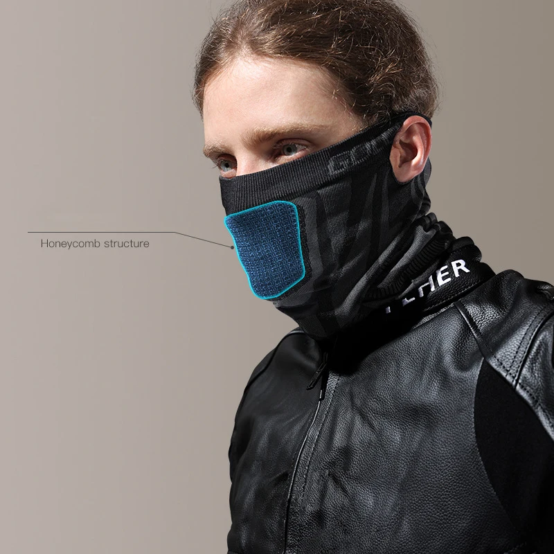 Winter Cycling Face Mask Men's Outdoor Ear-Hanging Neck Warmer Windproof Hiking Warm Skiing