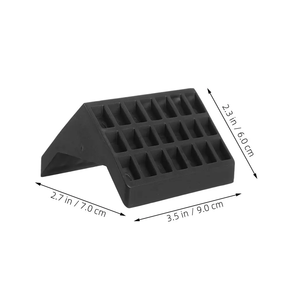 4개입 탁구대 코너 가드 블랙 플라스틱 - 탁구대 보호대 간편 설치 코너 보호대 아기용