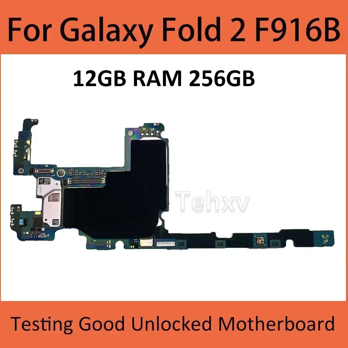 Testing Good Unlocked Mainboard For Samsung Galaxy Z Fold 2 Fold2 F916B F916N F916U 5G Motherboard Full Chip 256GB