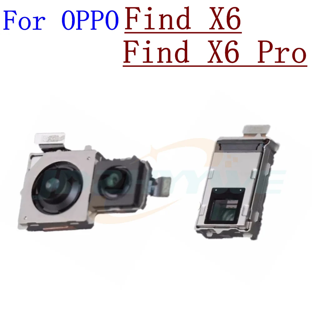 Original Rear Front Camera For OPPO Find X6 Pro PGFM10 PGEM110 Backside Facing Frontal Selfie Back Camera Module Parts