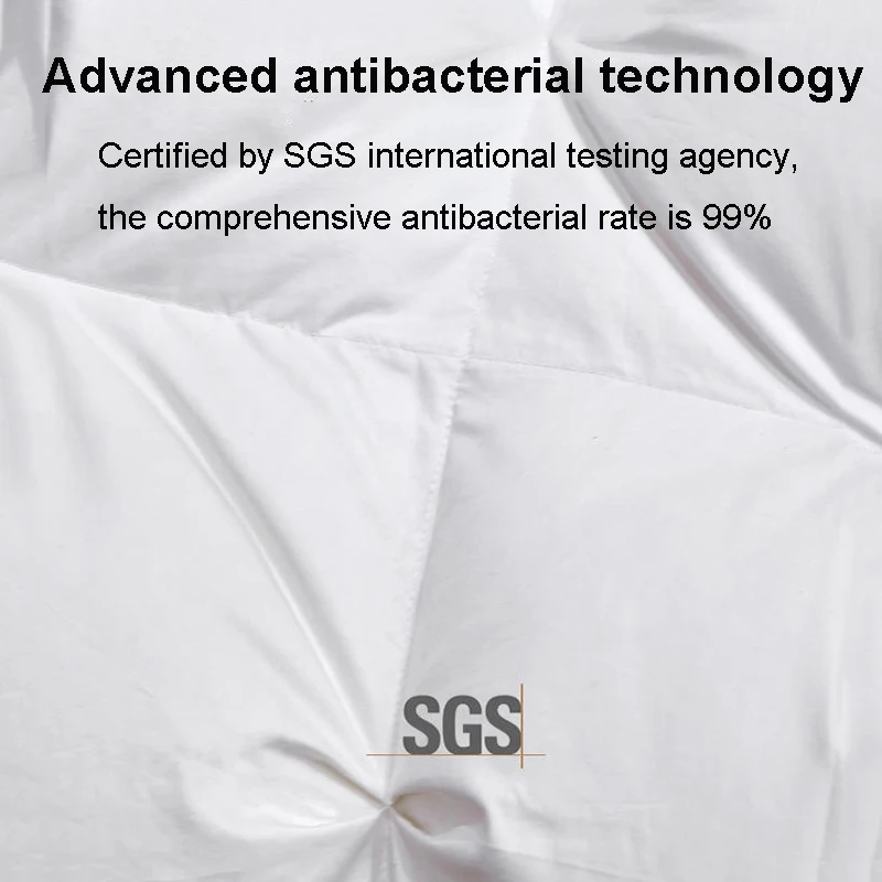 100% الأبيض أوزة أسفل لحاف الألحفة المخملية المعزي لينة ربيع الخريف سميكة الدافئة الشتاء لحاف فندق المنزل 1.5*2/1.8*2.2/2*2.3 متر