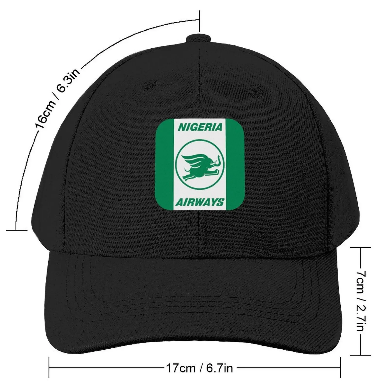 Nigeria Airways Baseball Cap beach hat Mountaineering Beach Outing Hats For Men Women's