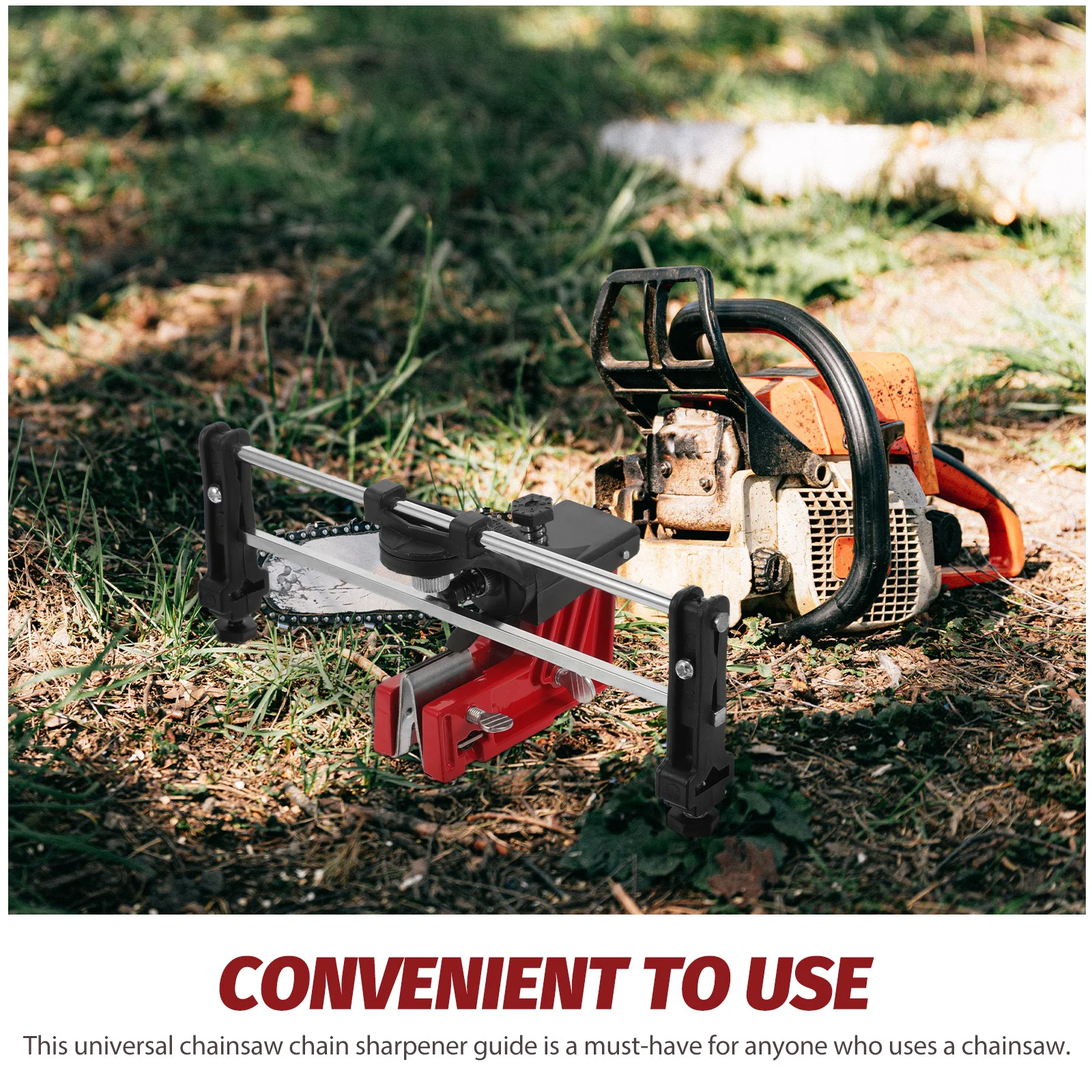 

1Set Universal Chainsaw Chain Sharpener Guide Durable Portable Easy Use Tool for All Chainsaw Chains Maintenance