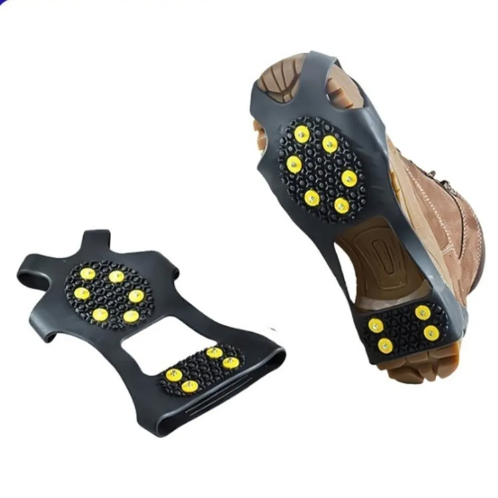 

New 10 Teeth Ice Claw Universal Anti-Slip Shoes Crampons Spike Climbing Crampon Winter Outdoor