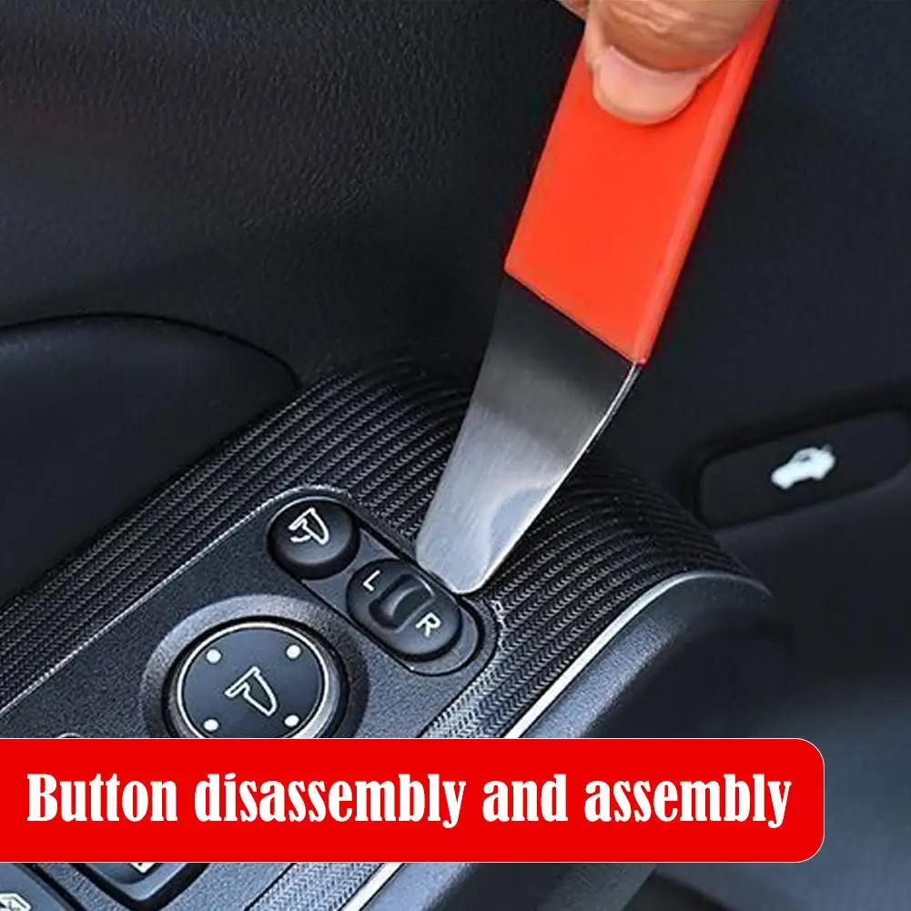 Car Trim Removal Tool Kit Metal Pry Bar Door Panel Audio Terminal Fastener Remover Automotive Repair Tools