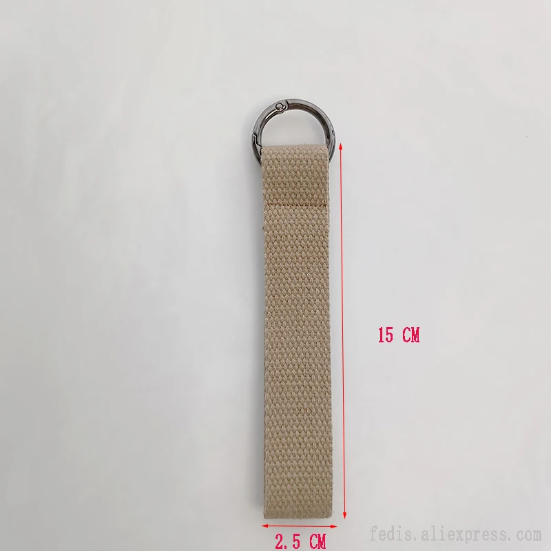 2.5x15cm Korea Fabric Strap Name Tag Luggage Ribbon for DIY Iron On Patch Keychain Phone Personalized Key Chain Bacpack Strap