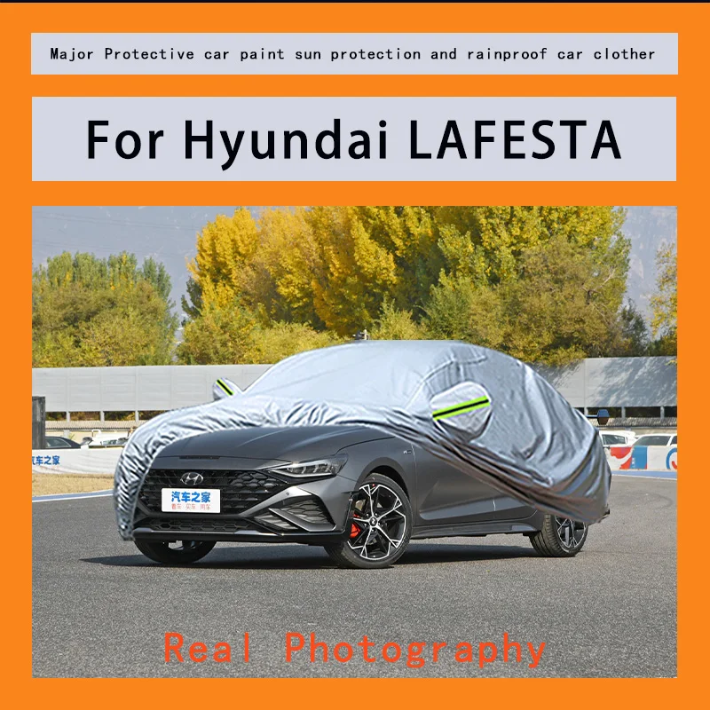

﻿﻿For Hyundai LAFESTA Car Covers Outdoor Waterproof Dustproof Sun Rain Snow Protection Thick Oxford Cloth Full Outer Cover