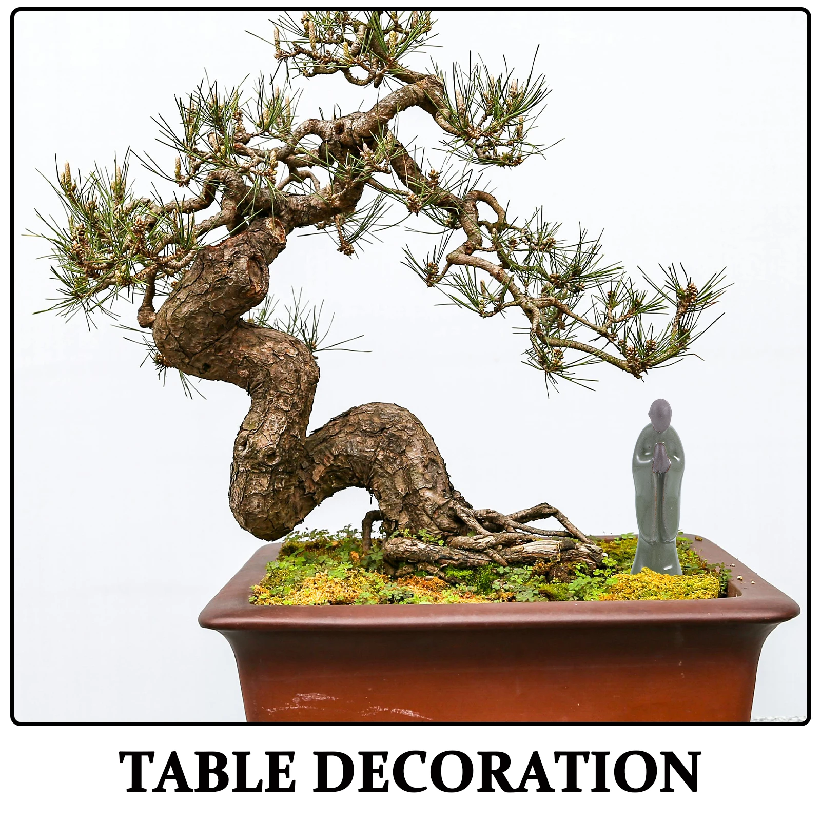 زن الراهب السيراميك مصغرة بوذا تمثال التأمل النحت داخلي بونساي الجدول الديكور اكسسوارات المنزل بوذا حلية