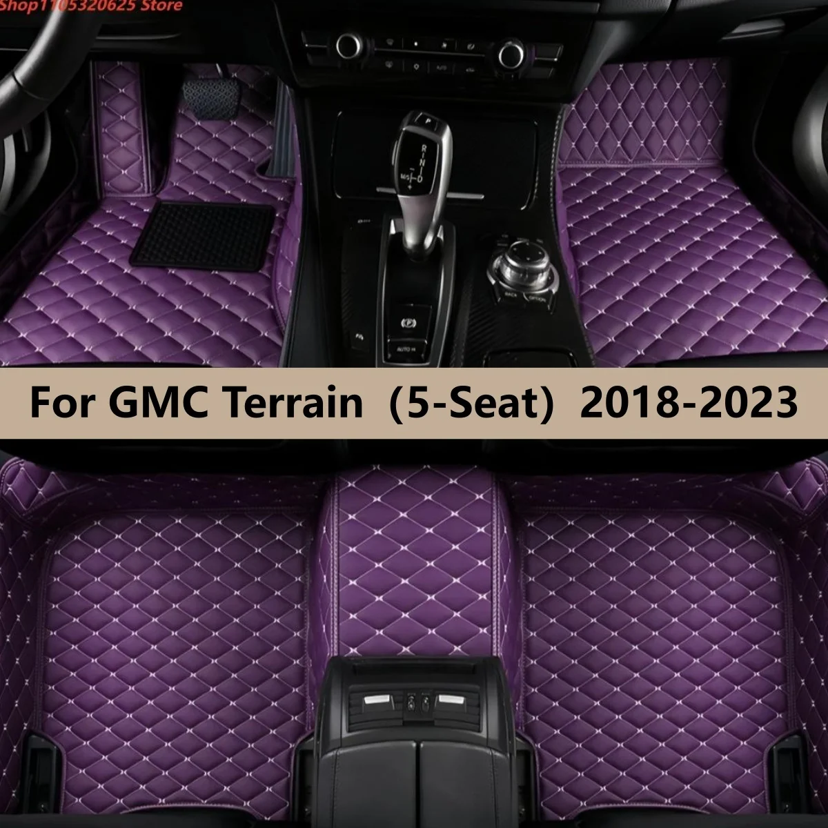 

Коврики для пола автомобиля на 5 мест, подходят для GMC Terrain (5-местный) 2018 2019 2020 2021 2022 2023, автомобильные аксессуары, коврик для ног в машину