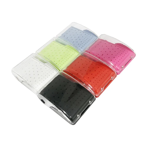 Imagen 2 del producto Caja de fresas de plástico Dental, soporte de colocación de brocas de 60 agujeros, caja de desinfección, caja de bloque esterilizador, instrumentos de laboratorio de odontología