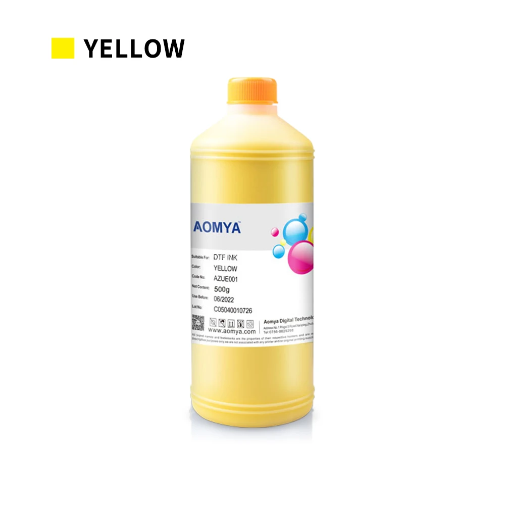 Saya 500ml DTF Ink Direct to Transfer Film Ink For PET Film dtf Printing For Epson DX5 DX7 L805 XP600 I3200 1390 1430 F2000