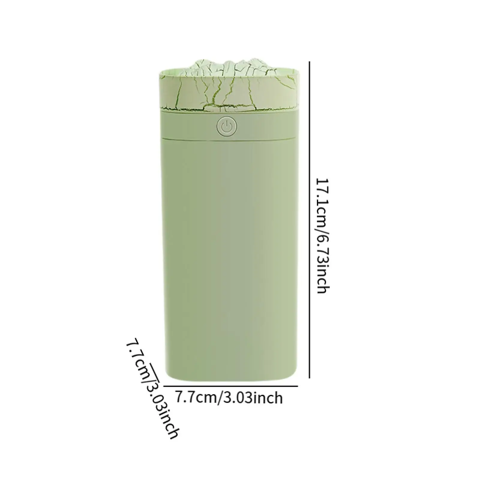 Увлажнитель для спальни, декоративный увлажнитель с верхним наполнением, 600 мл, персональный