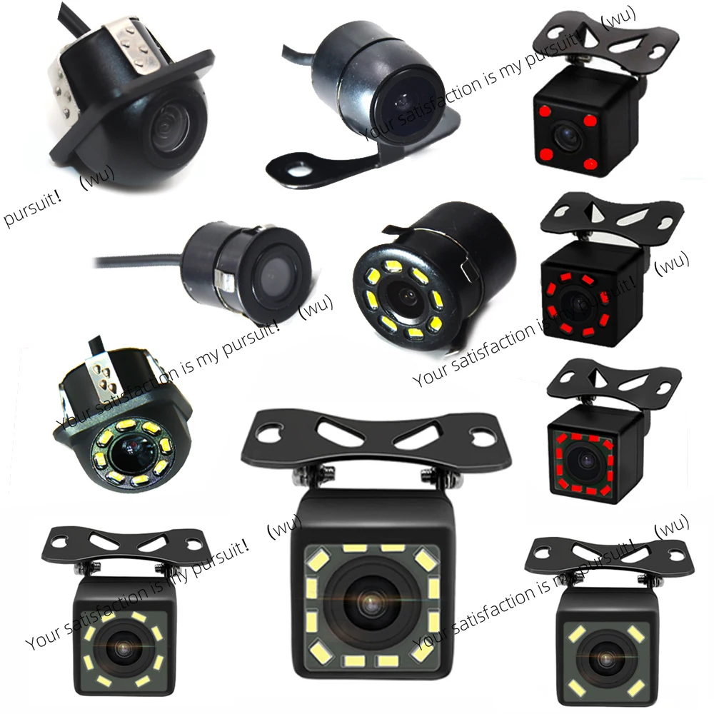 Suitable for BMW car rearview camera wide-angle reversing waterproof CCD LED automatic reversing monitor