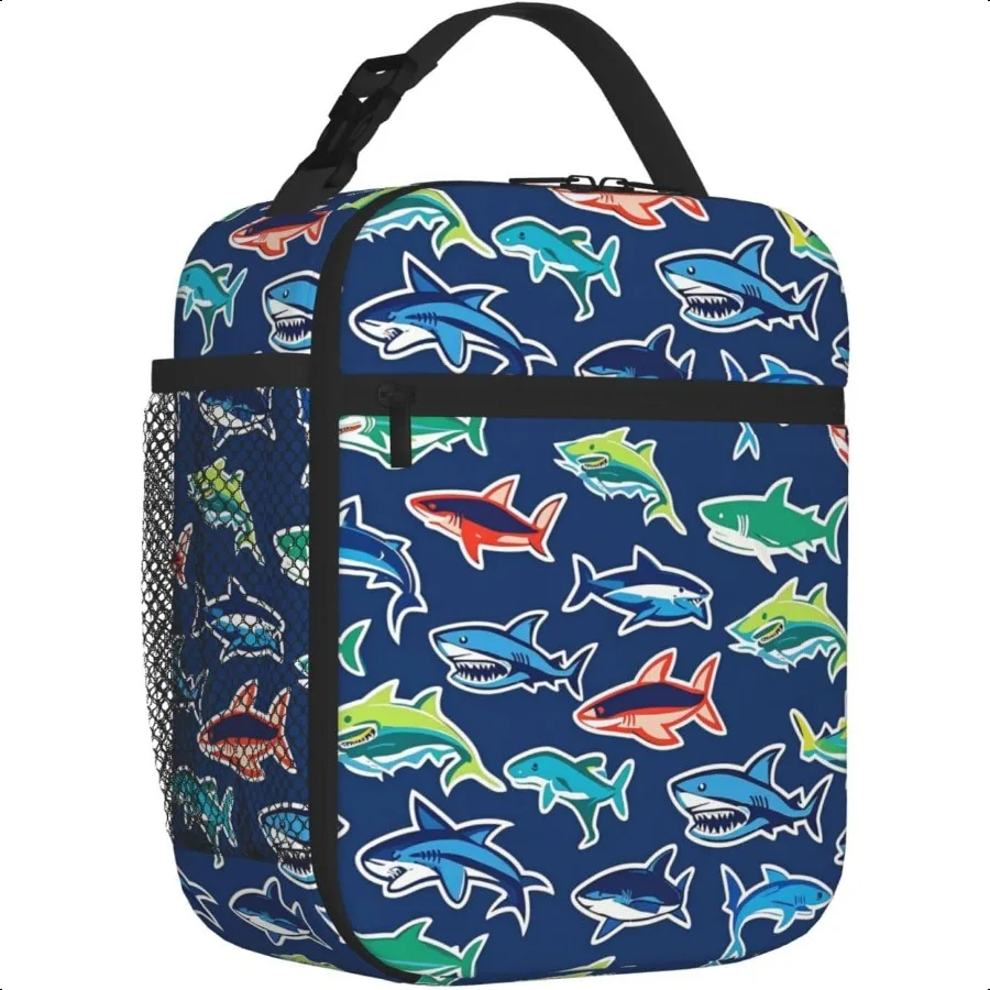 

Kid Lunch Bag Insulated Reusable Lightweight WaterResistant LunchBag with Water Bottle Holder Suitable for Girls Boys Lunch Tot