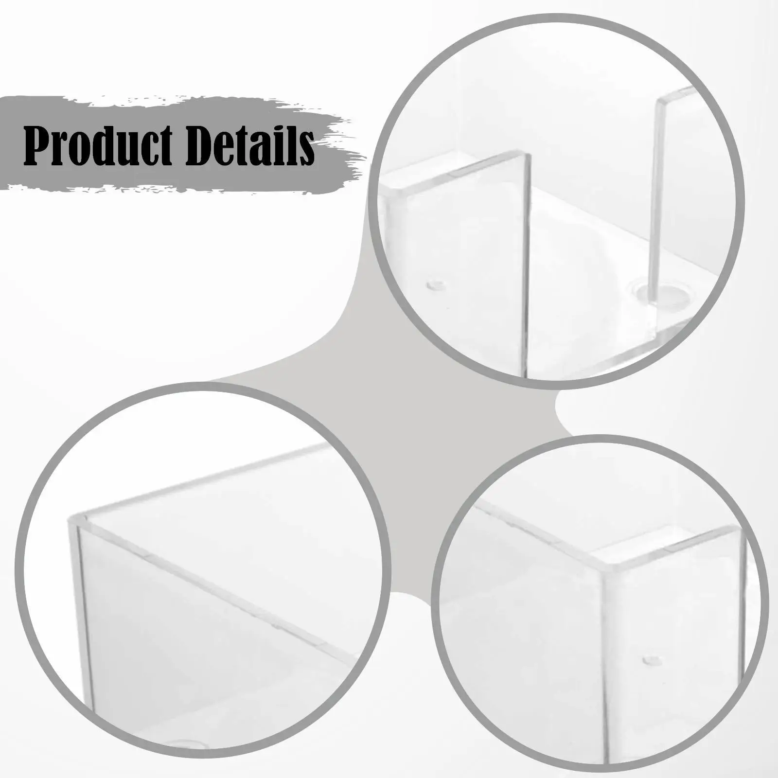 Porta note adesive in acrilico, regalo portatile, porta note autoadesivo, dispenser per appunti, per cancelleria, ufficio, insegnanti, collezionisti, lavoro