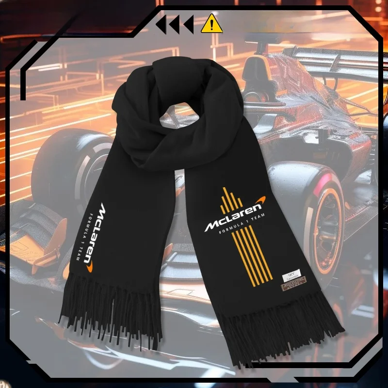 

Повседневный шарф McLaren F Formula Racing T, теплый, для мужчин и женщин, зимний, легкий, из полиэфирного волокна