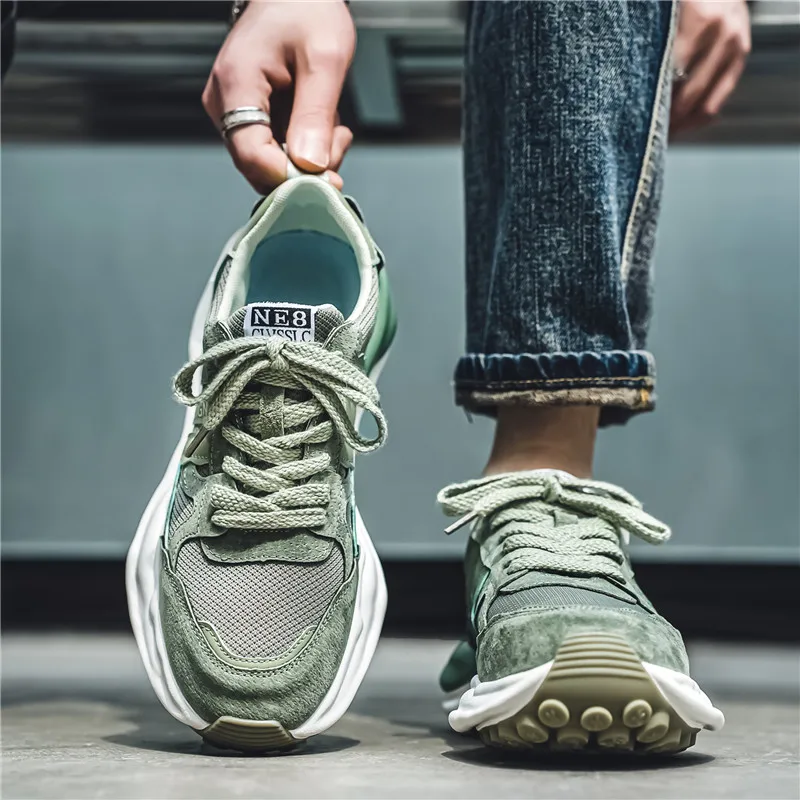 

Pu'er Men's Summer Mesh Running Shoes Casual Versatile Soft Bottom Lightweight Trendy Autumn Shoes for Teenagers