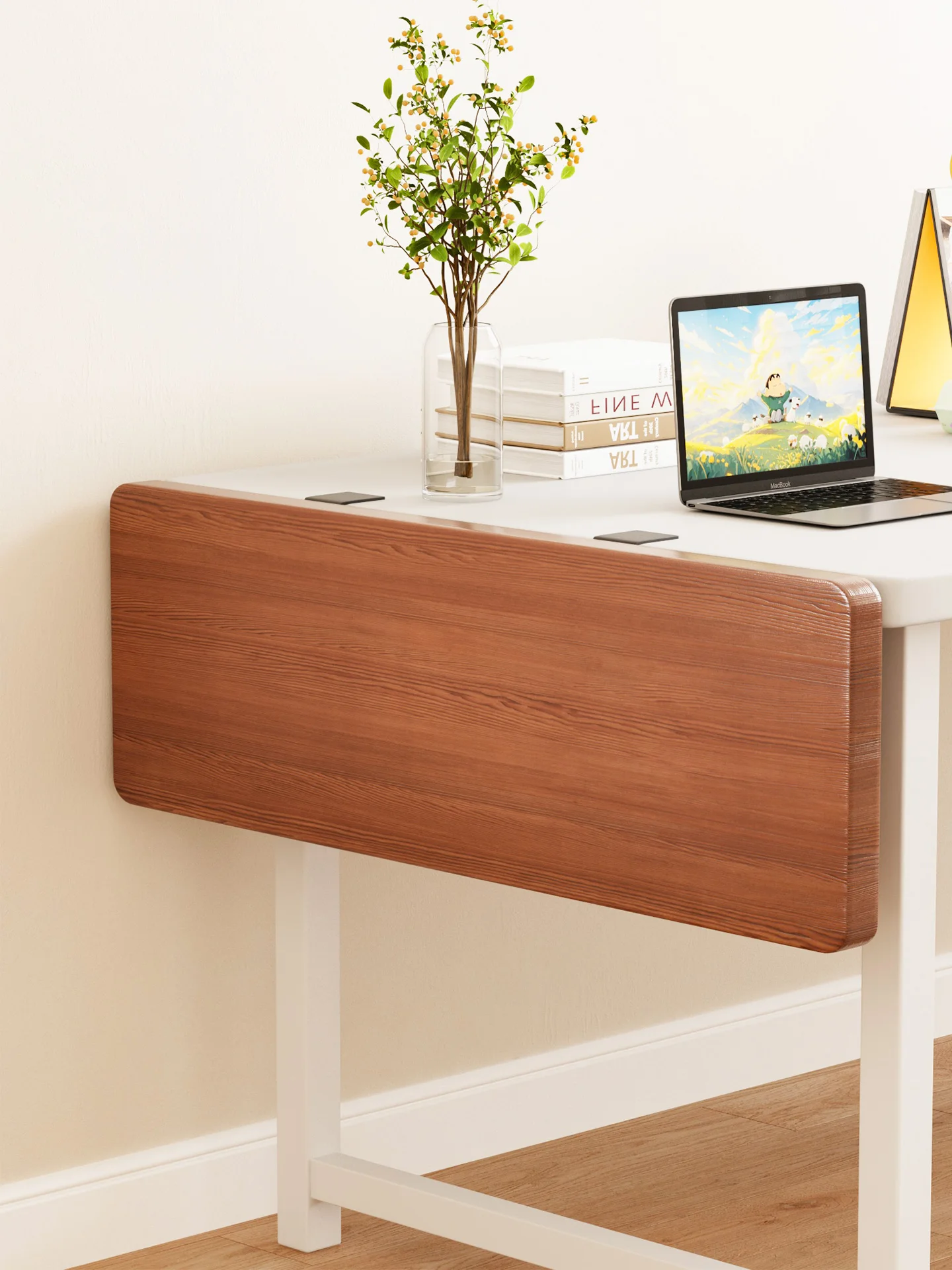 Desktop Extension Board Office Desk Extended Wide Arm Support No Punching Required Multi-level Stackable Storage Rack