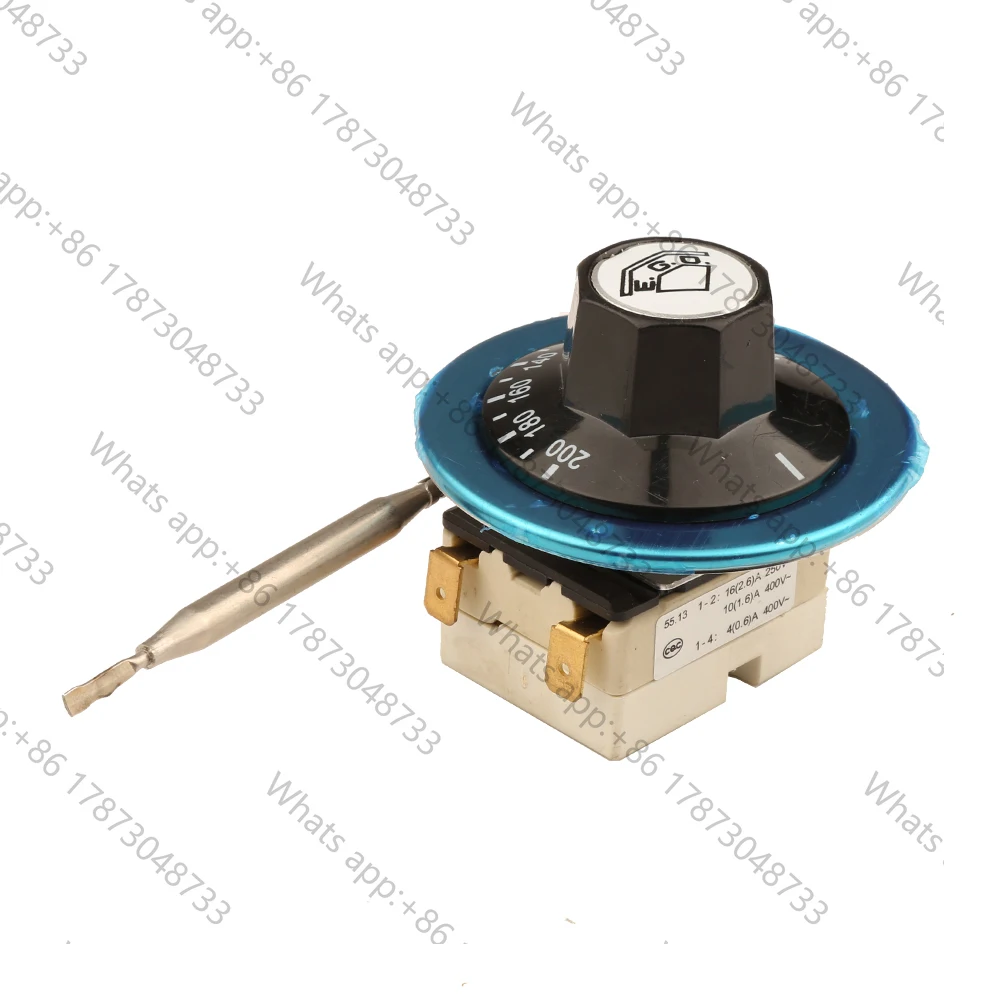 60-200 Celsius Germany EGO 2 Pins Capillary Temperaturregler - Adjustable Tempering Control Switch for Fridge 55.13032.450