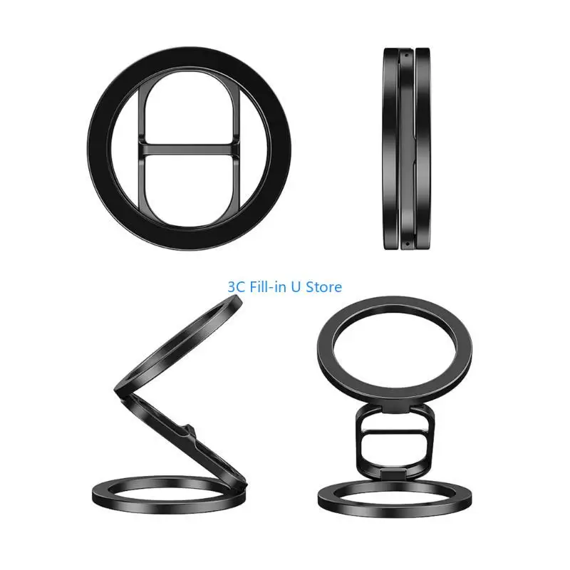 G8TA Double Phone Mount Holder Многофункциональный магнитный телефон Metal & Rubber