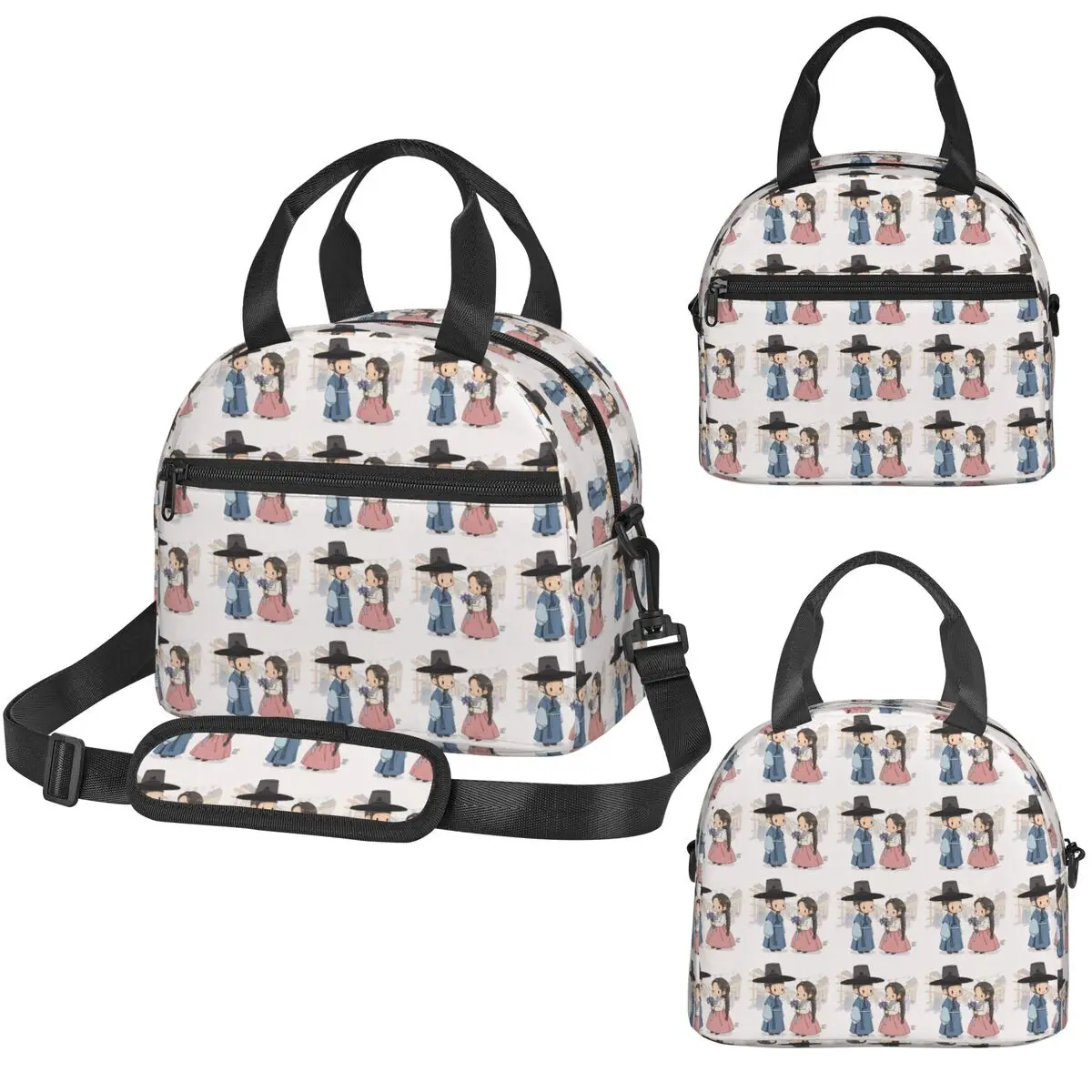 Sac à déjeuner isotherme pour femme, série TV populaire Love Couple Bon Appetit Your Majesty, boîte thermique de bureau, boîtes à lunch étanches
